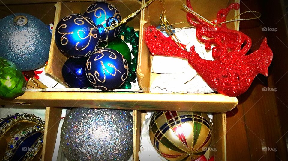 Christmas Decorations Stored Until Next Year