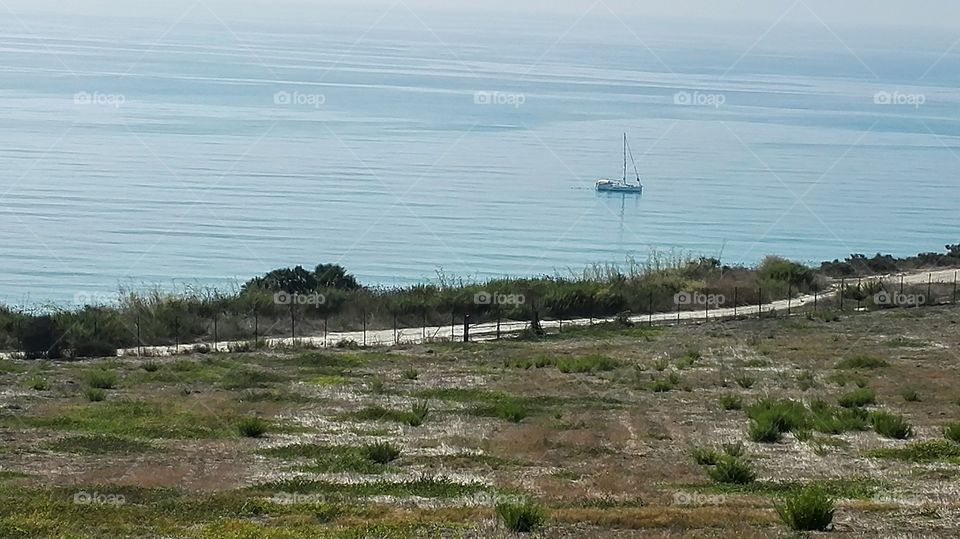 orama mare e vela barca