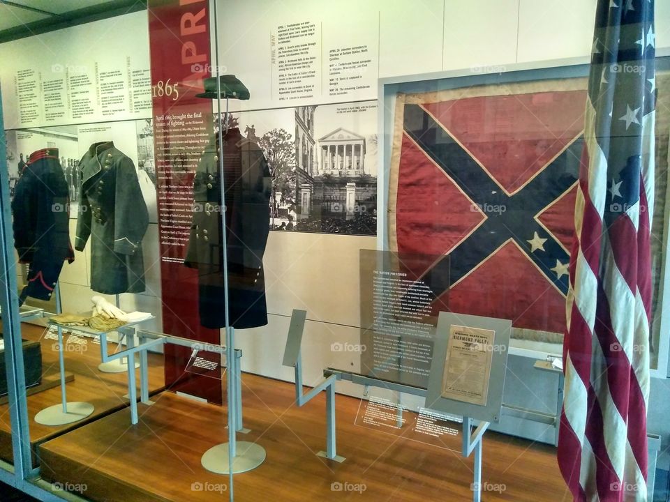 Civil War Uniforms. Tredgar Iron Works Museum. Richmond, Virginia