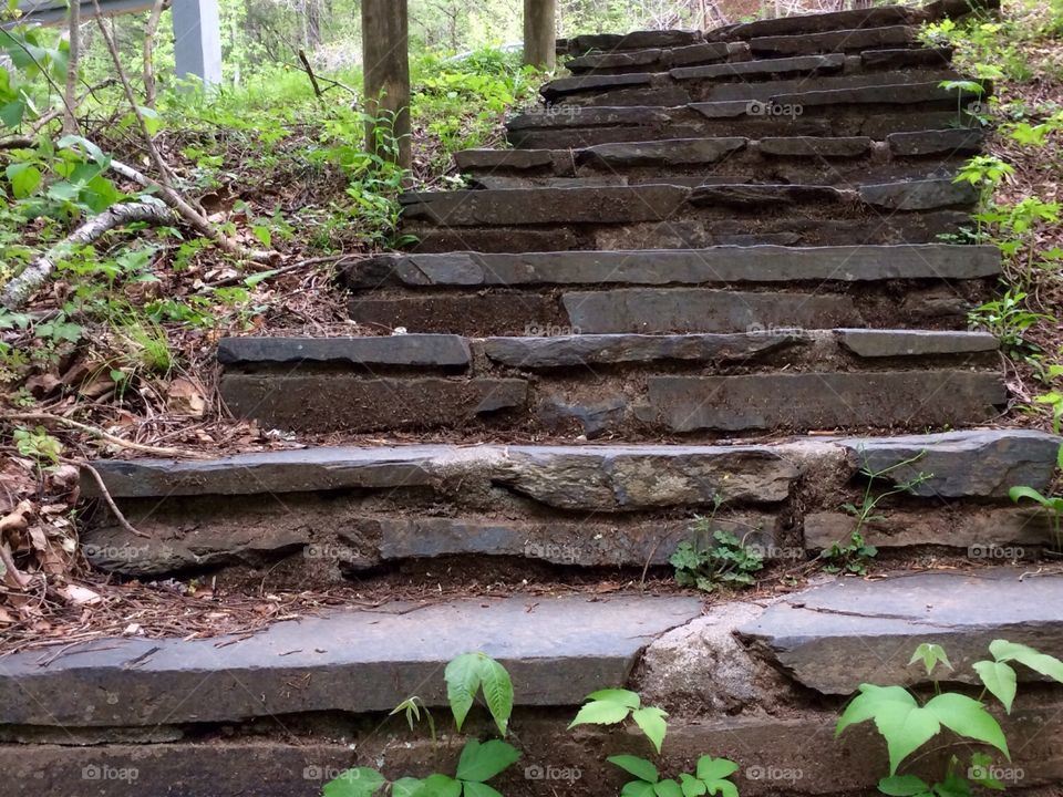 Old stone stairs 