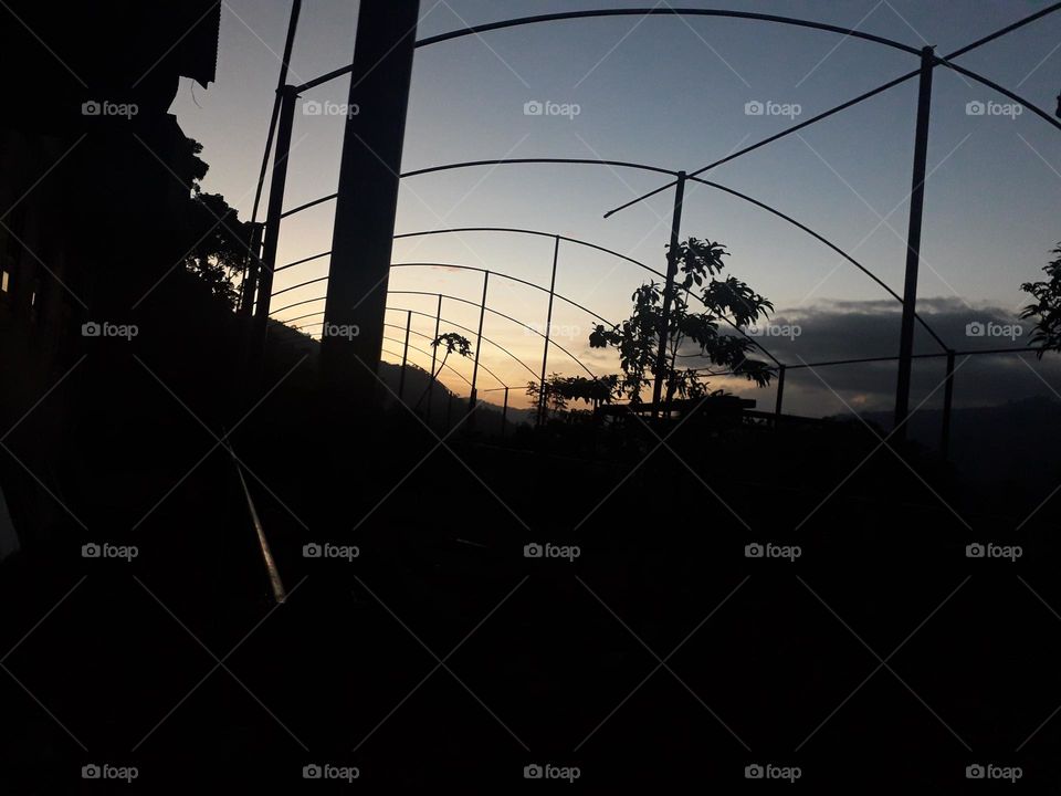 line, evening click, beautiful picture