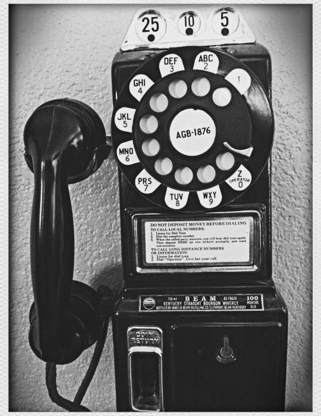 Vintage pay phone 