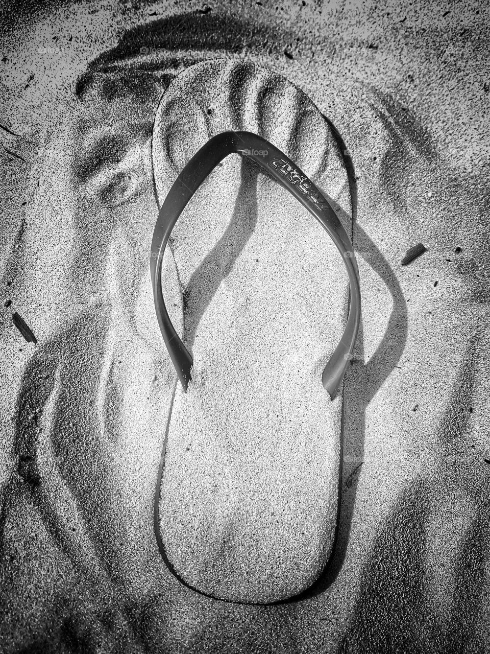 pied en sable