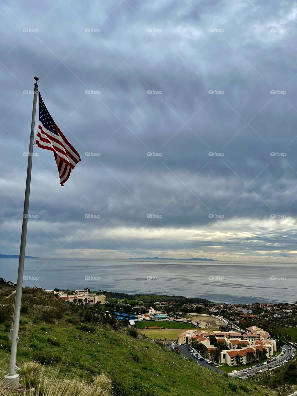 View of the Pacific Ocean from Pepperdine University