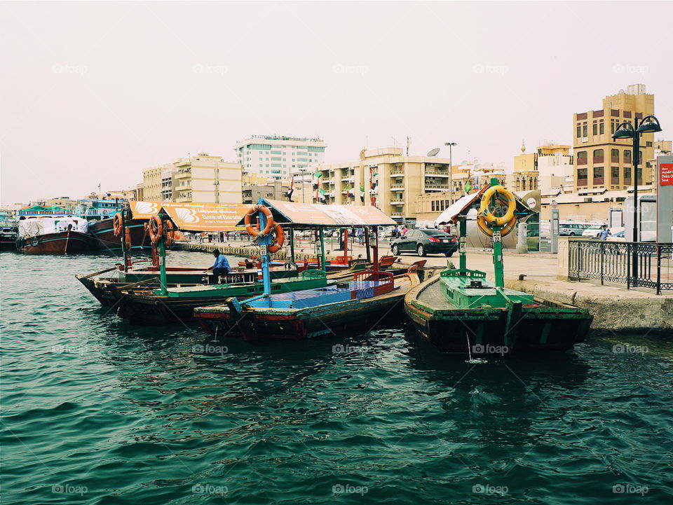 Abras in Dubai Creek.