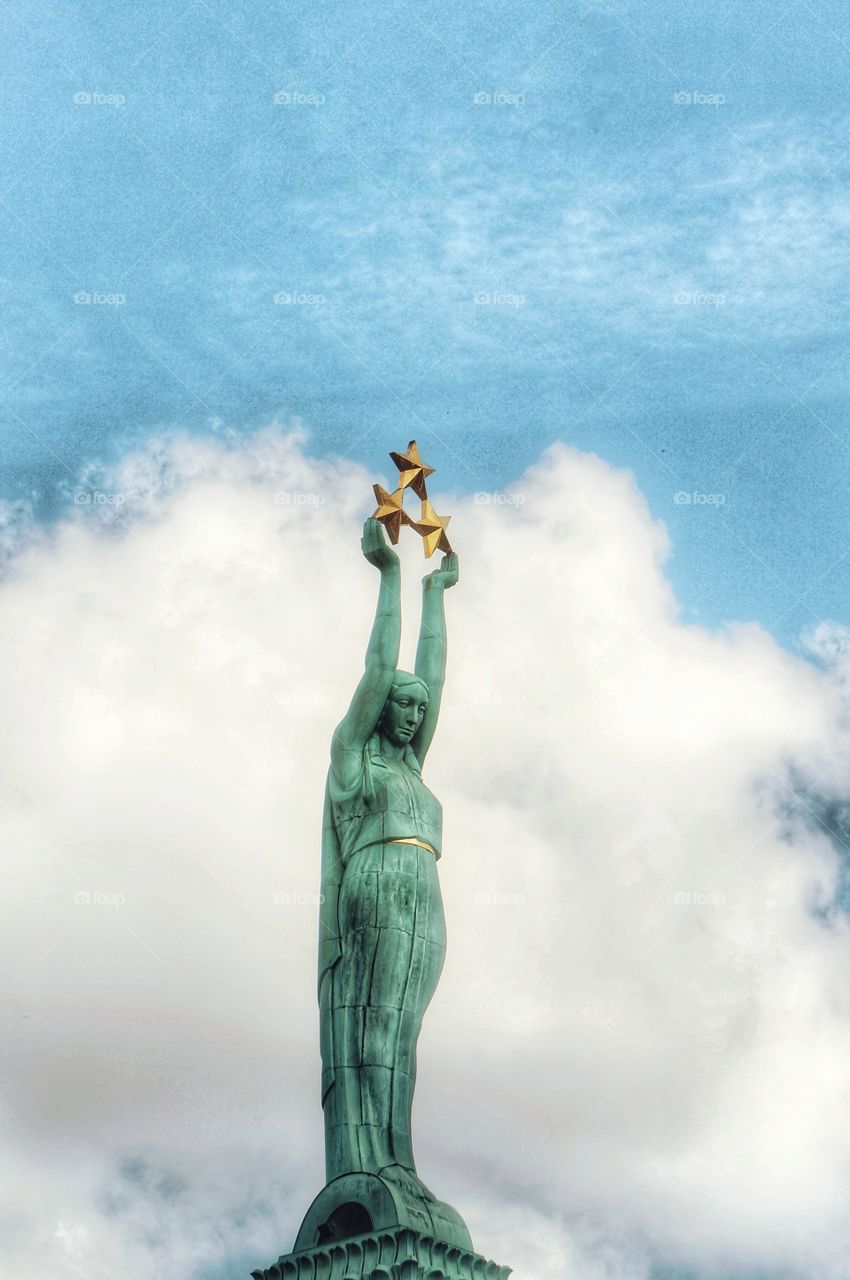 Statue of freedom Riga