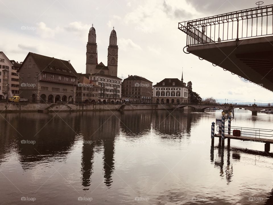 Twin Tower Reflections