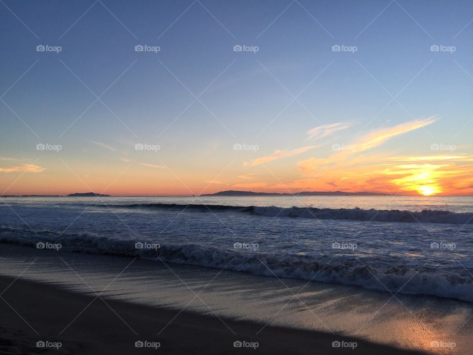Sunset at Ventura Beach