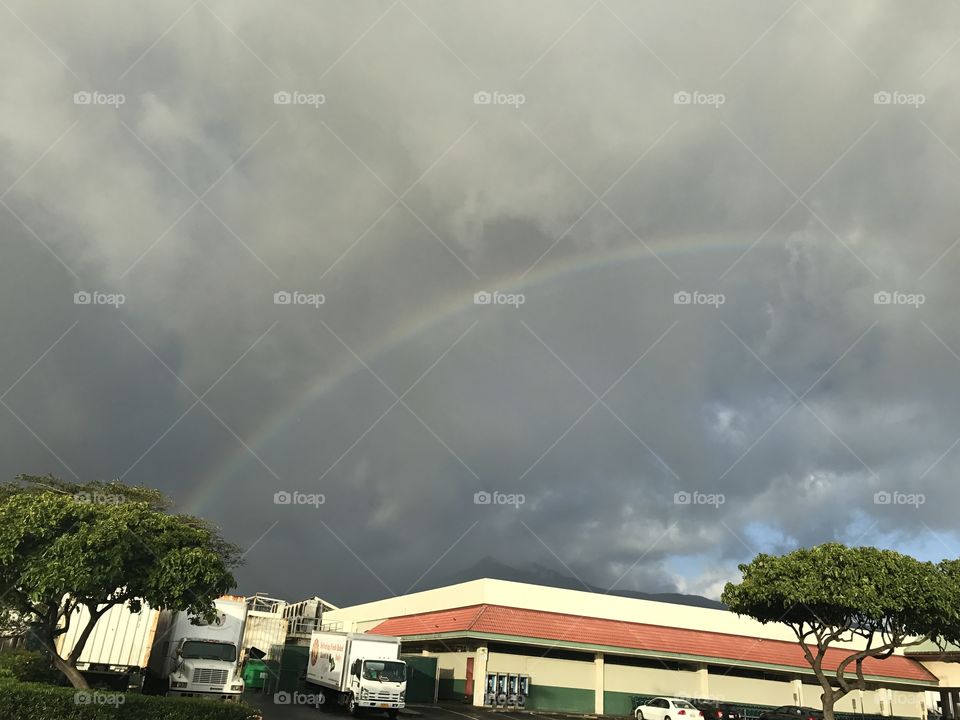 Somewhere over the rainbow in Maui, Hawaii
