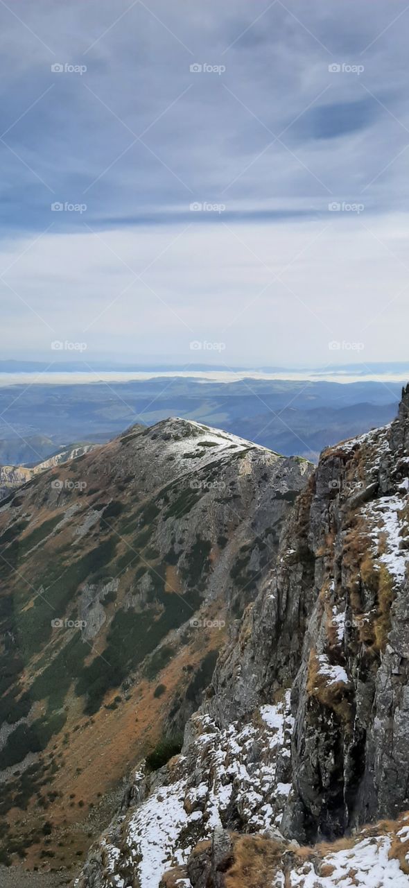 Mountain panorama from the lift