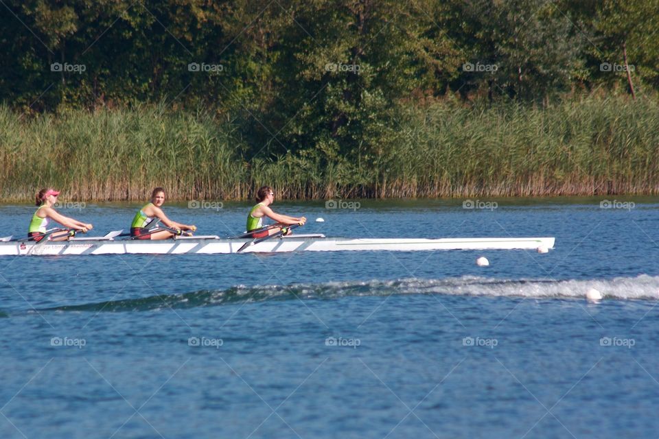 Rowing Competition In Sursee,Luzern