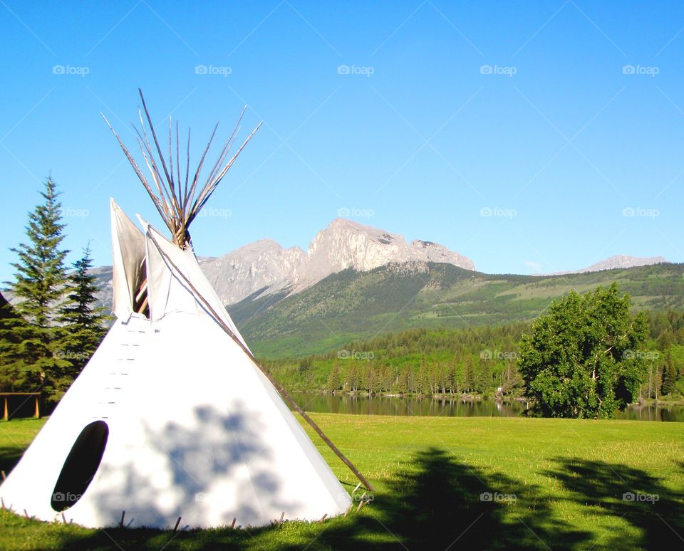 Tepee in Alberta