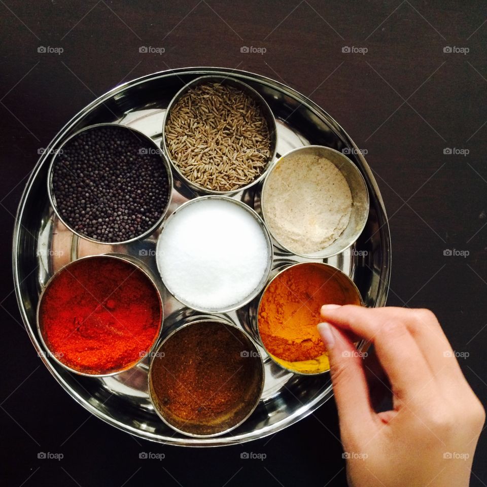 Spices. Indian masala