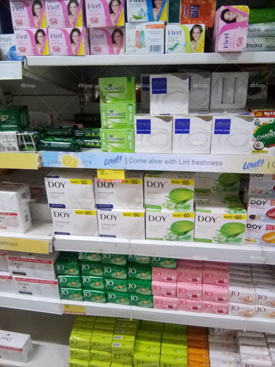 different types of soap