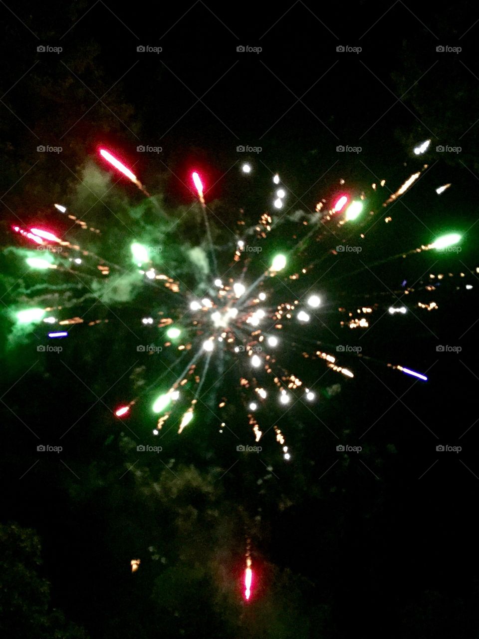 Firework explosion