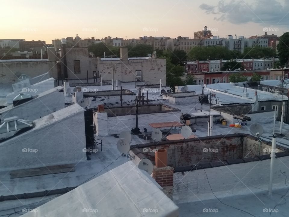 Brooklyn Rooftops. Nostrand