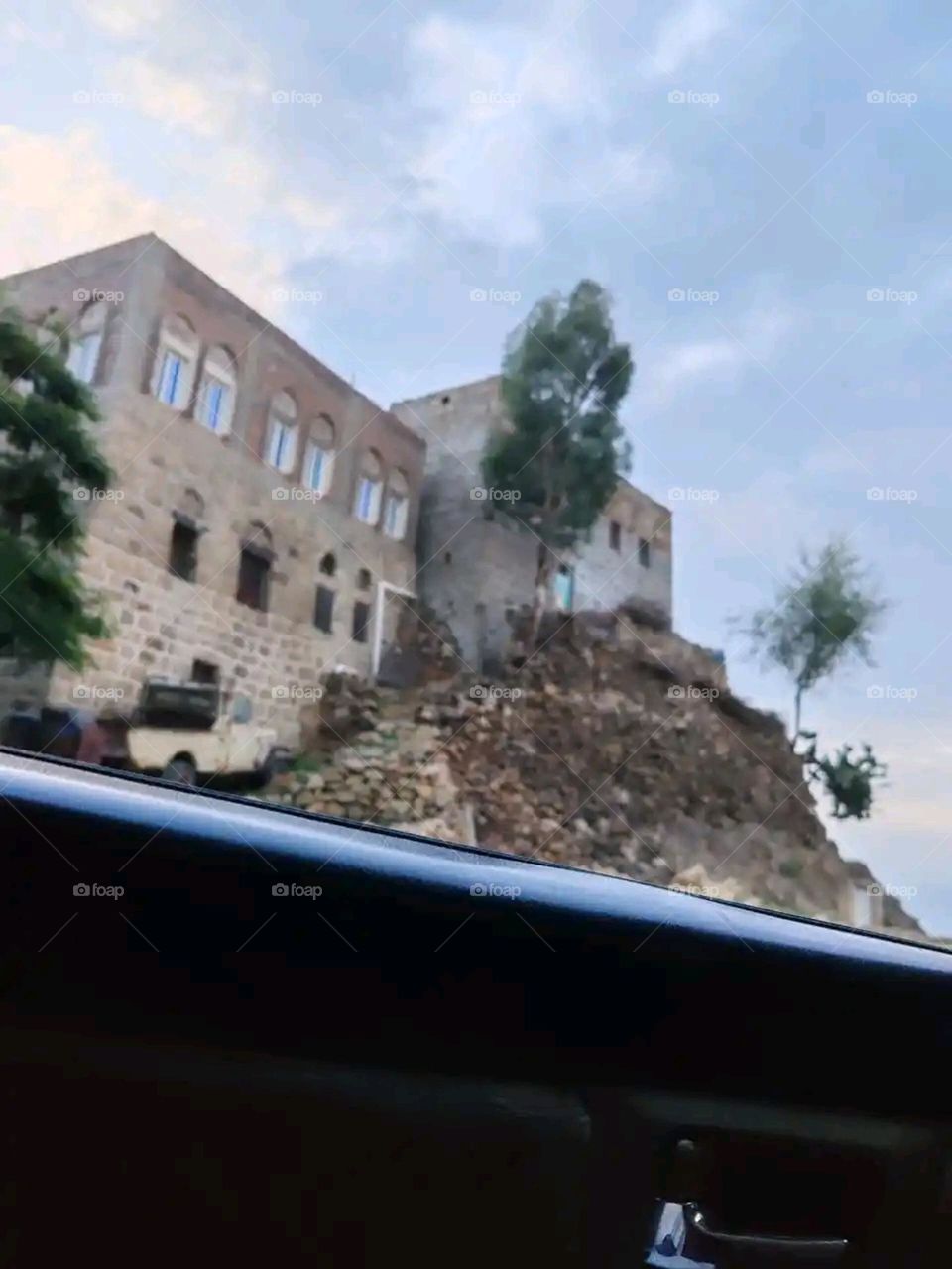 Glory be to God, the magnificent and picturesque view and the natural green trees are a view that is nothing more wonderful than it