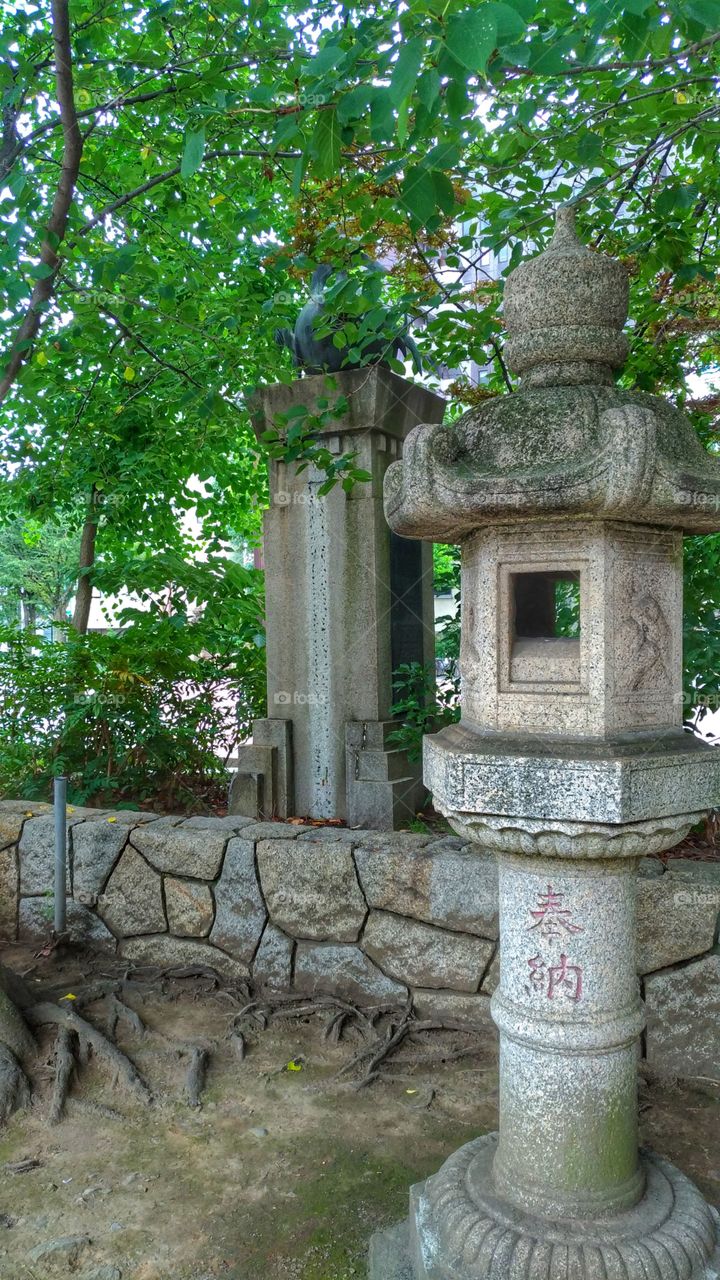 Japanese stone lantern