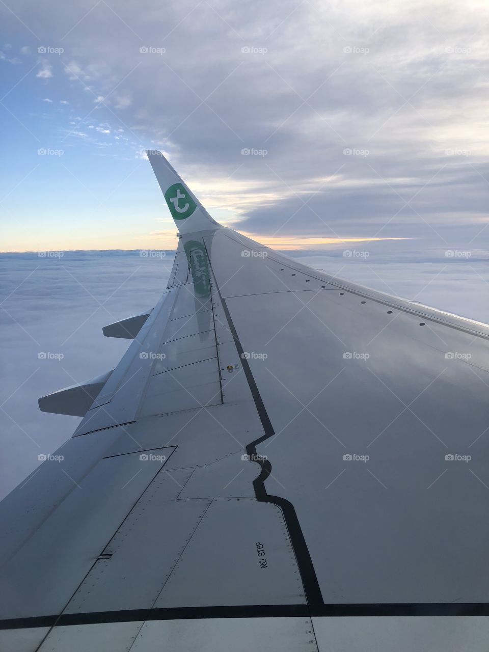 Transavia cloud sky 