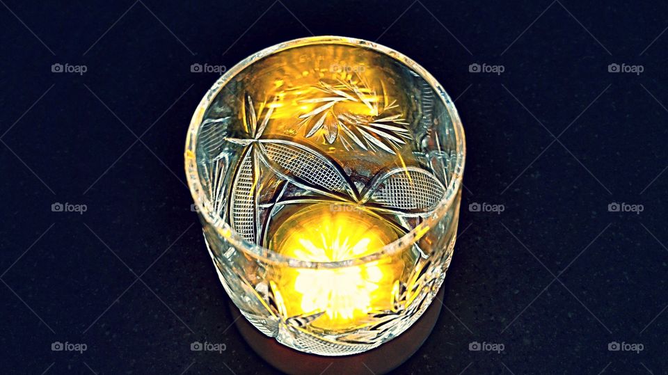 The sun in a glass.