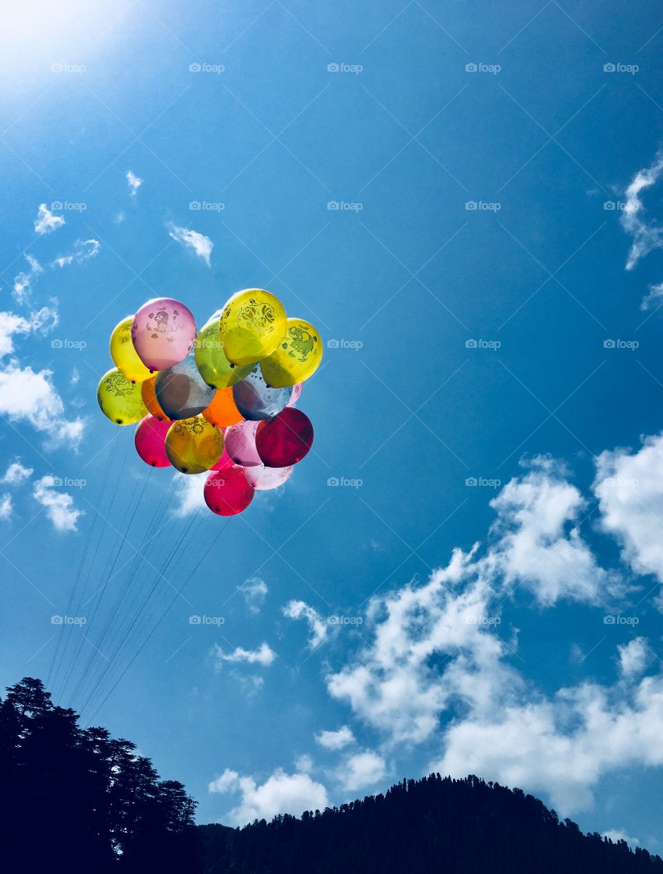 Balloons in the Sky . Gear :-Iphone6s 