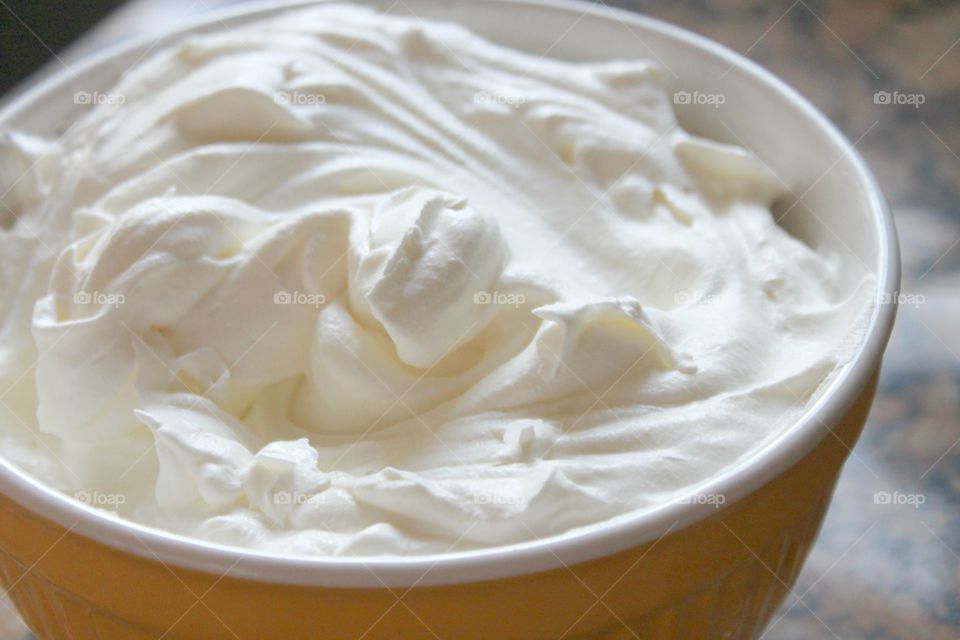 whipped cream