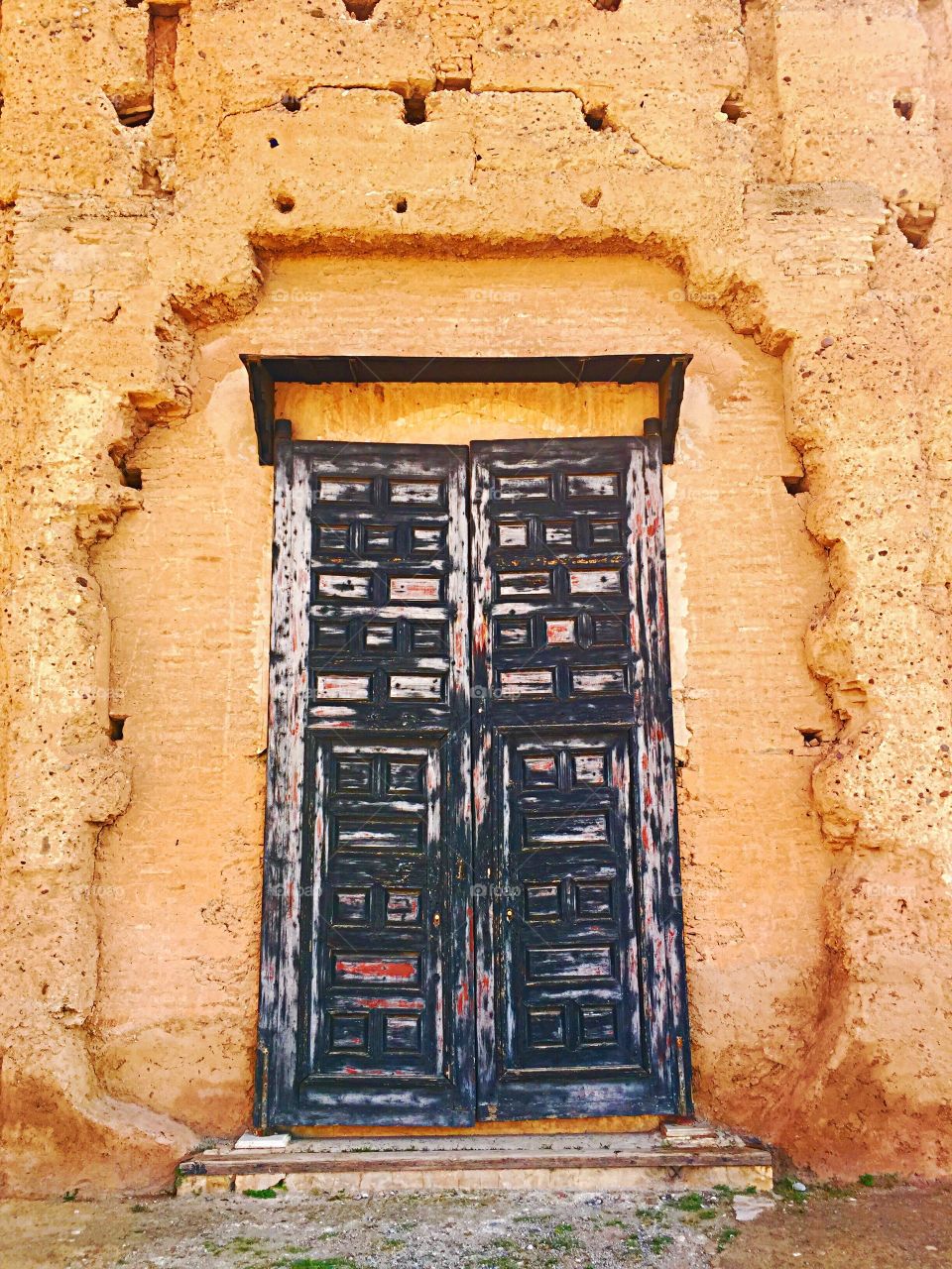 Door at El Badi Palace, Marrakech