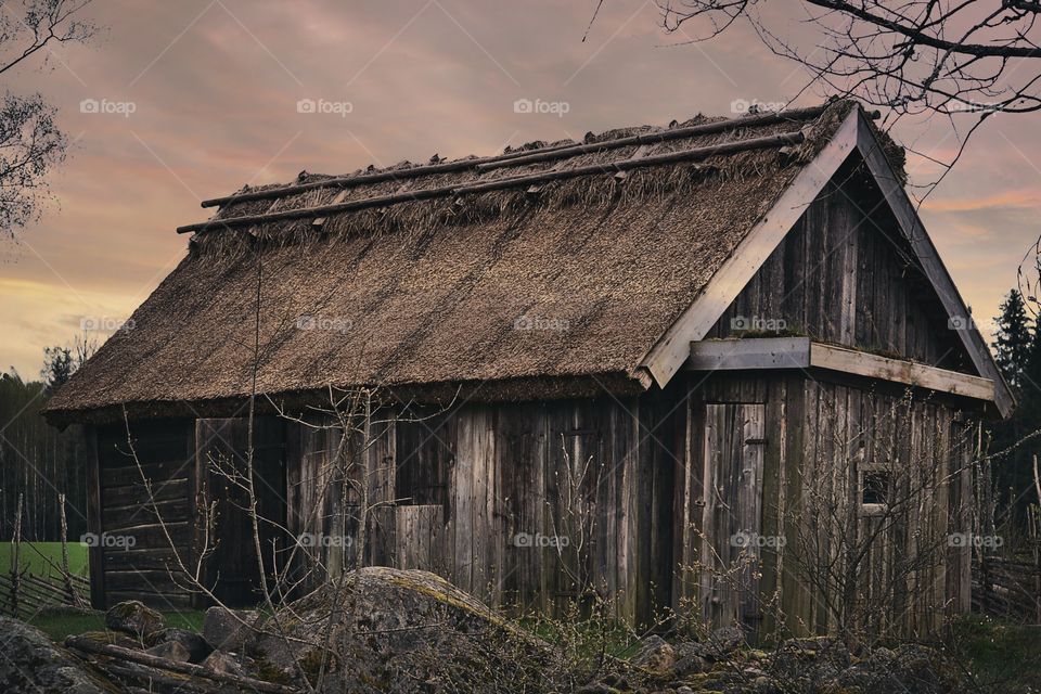 View of an old cottage