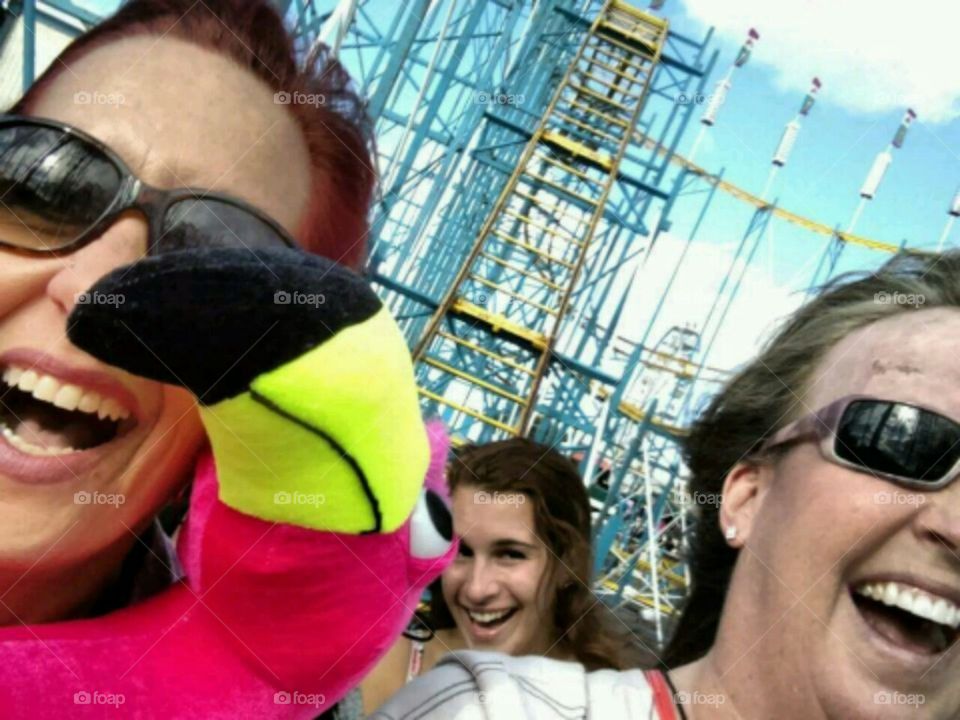 Fun at the fair😆. Me and my best friend from high school had a great day at the fair.  She is a cancer survivor