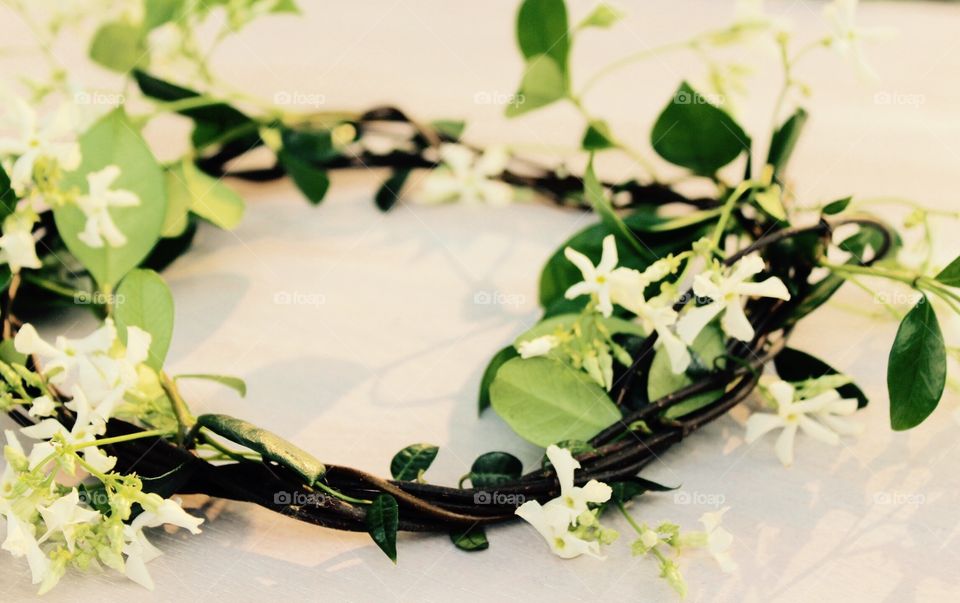 Jasmine flower crown