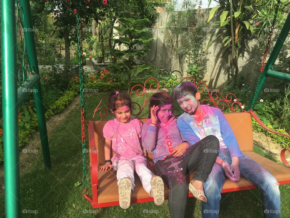 Holi is the festival of colours and enjoyment 