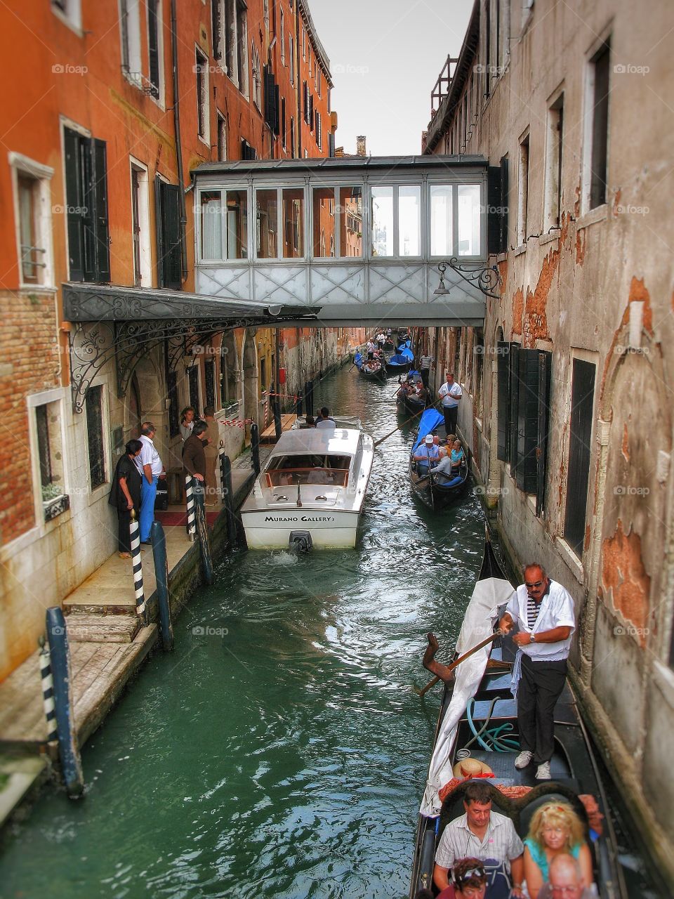 Venice traffic jam