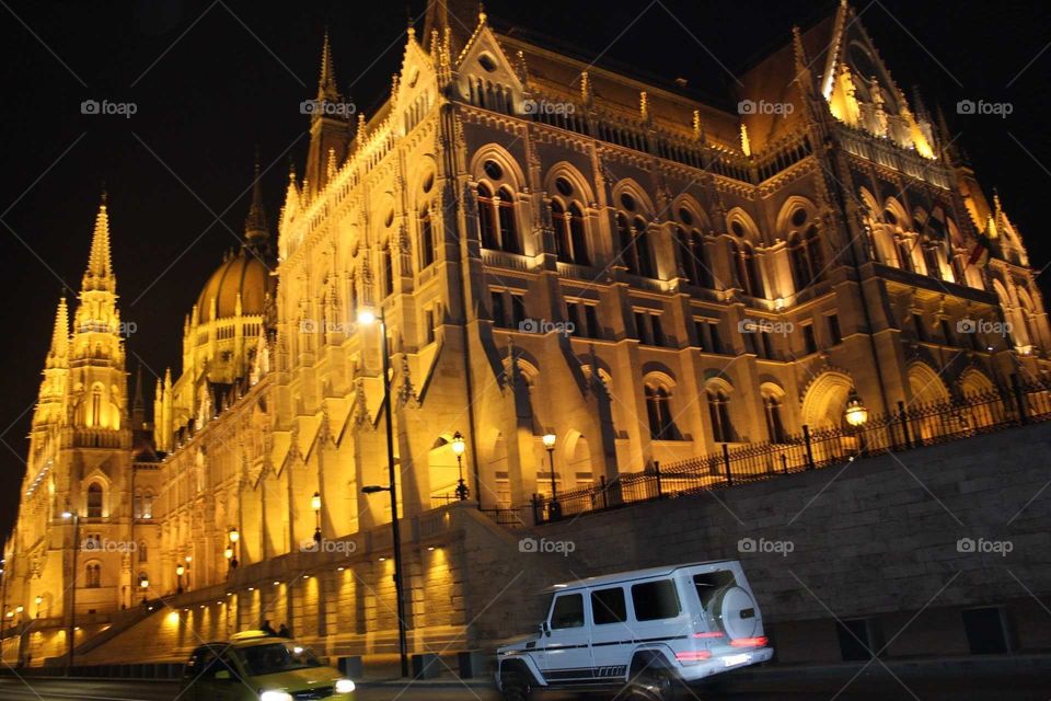Budapest Parliament in the night