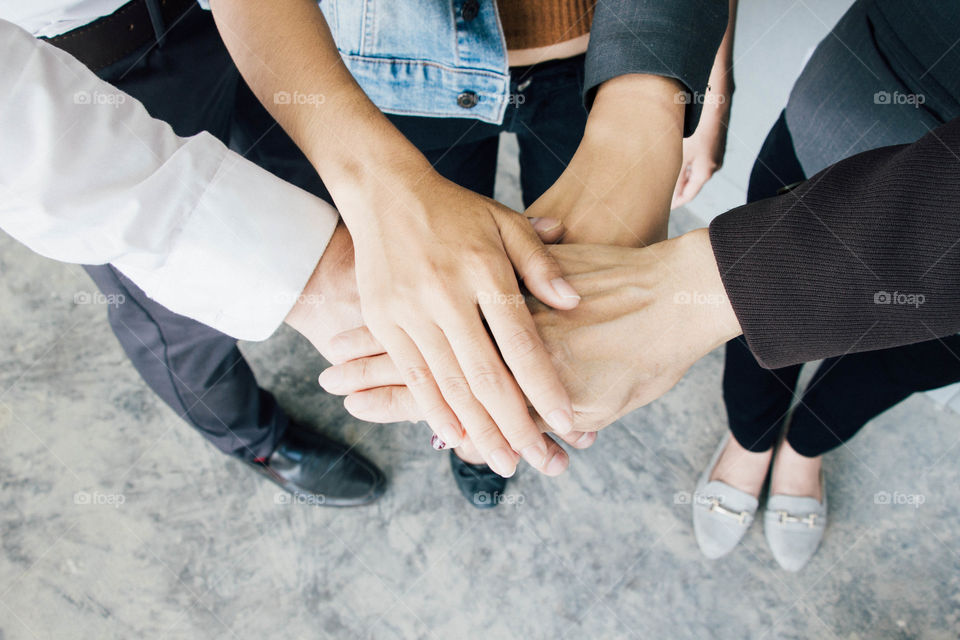 Hand​s together for unity