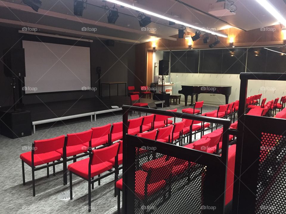 Lecture theatre at university 