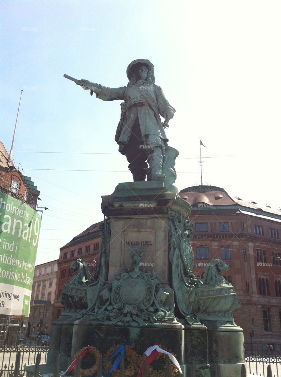square statue copenhagen denmark by thomas