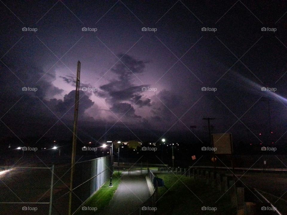 lightning night