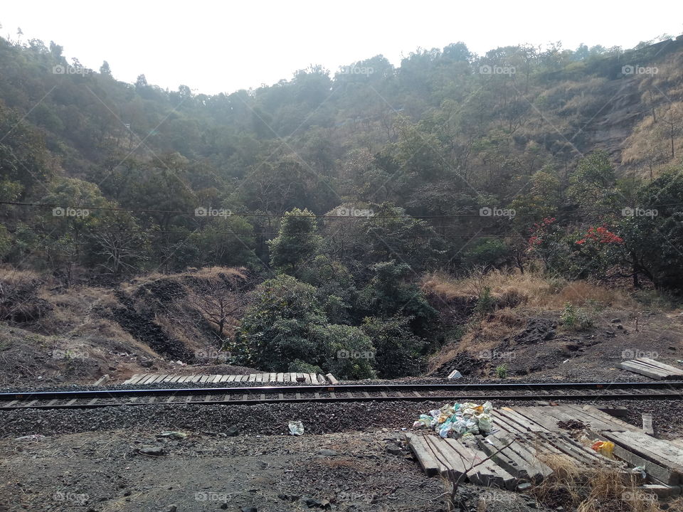 this is railway track with environment.