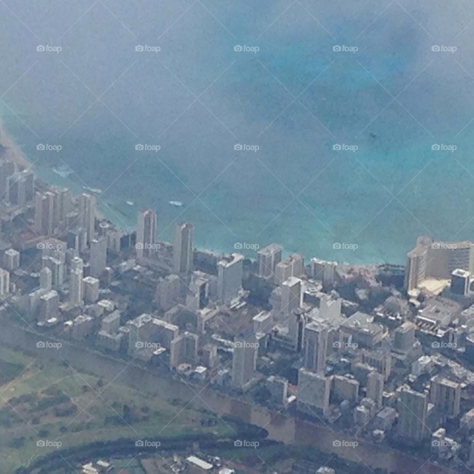 Waikiki fro above