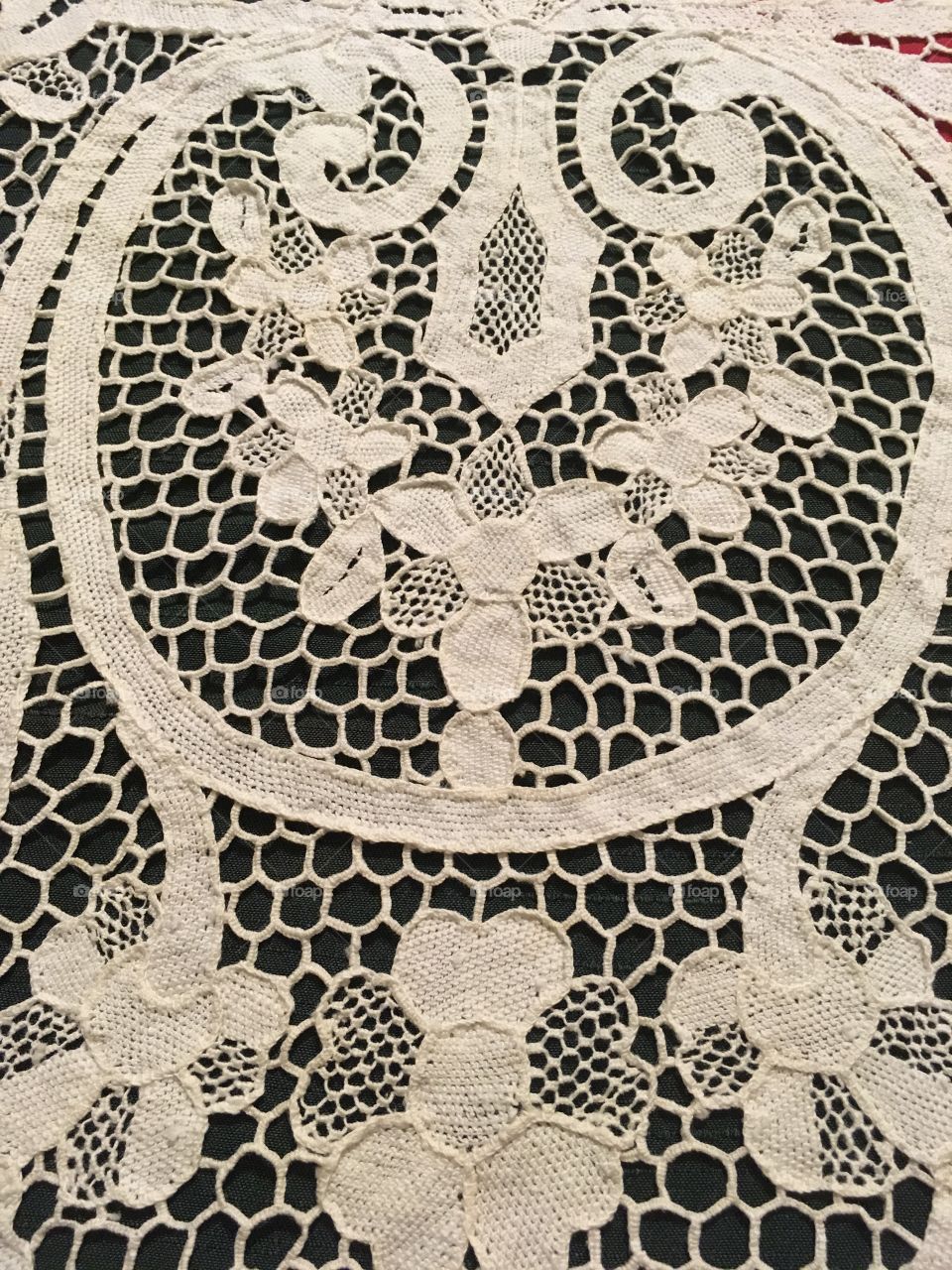 Antique handmade lace
