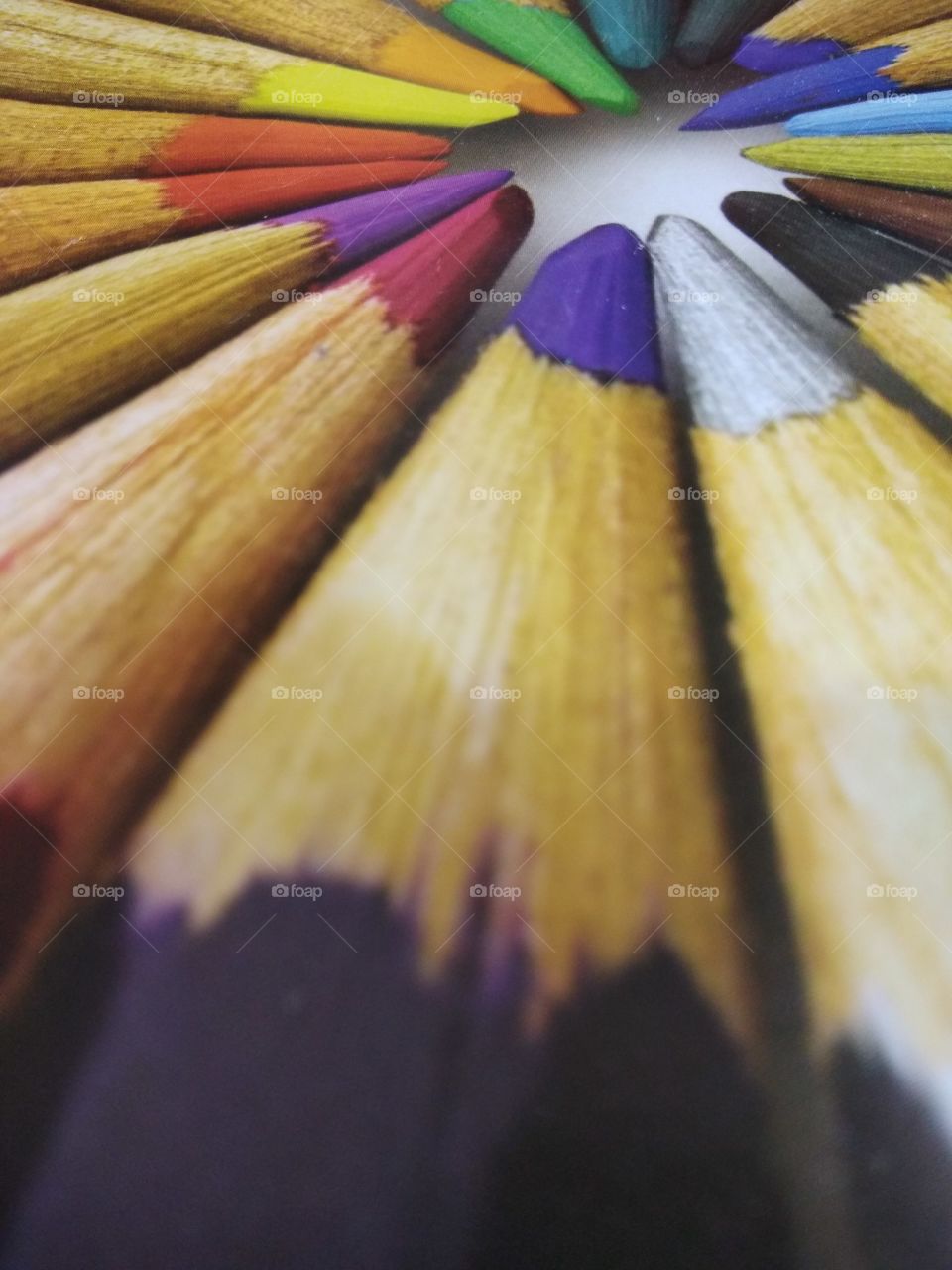Zoom-up the Pencil Colors