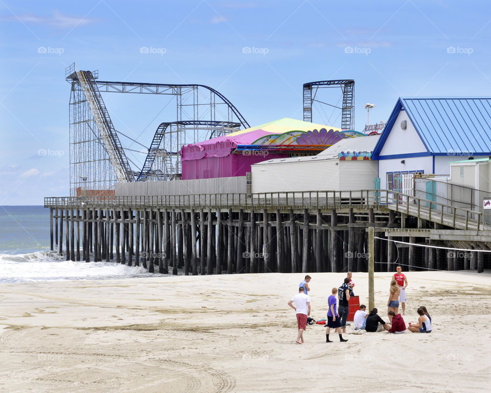 Jersey Shore
Seaside Heights amusement park and pier.