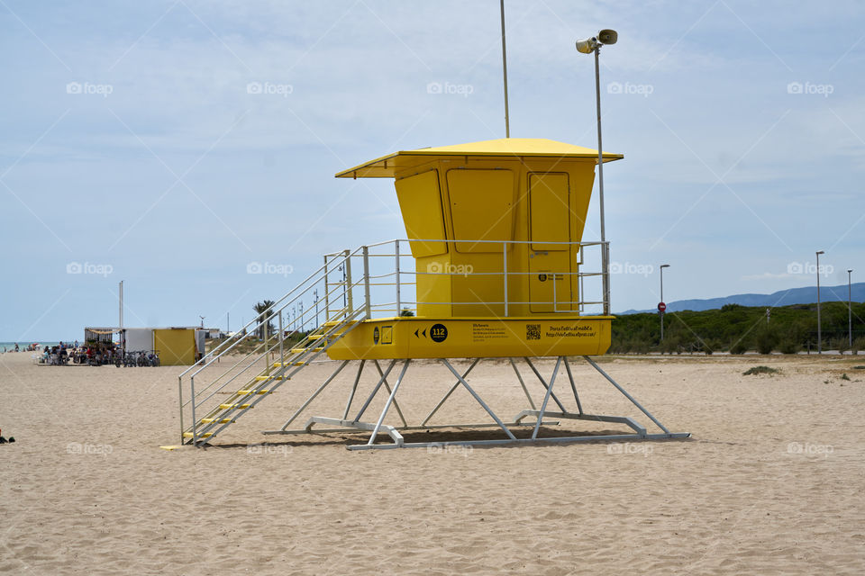 Caseta de Salvamento. Playa del Prat