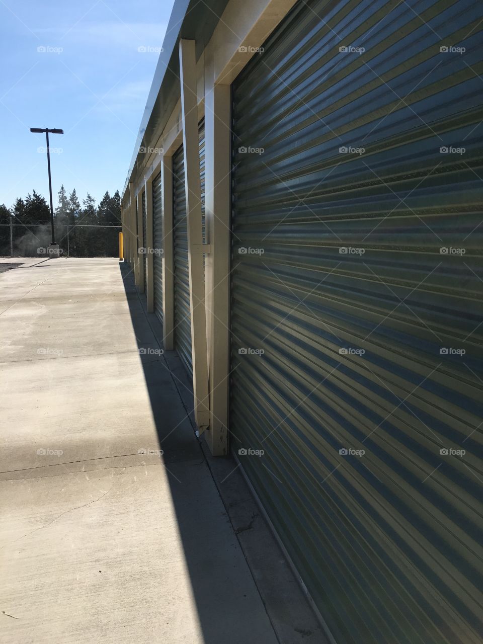 Storage units.