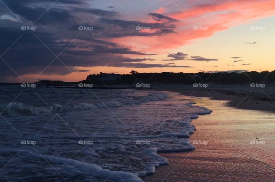 Sunset over Cape Cod 