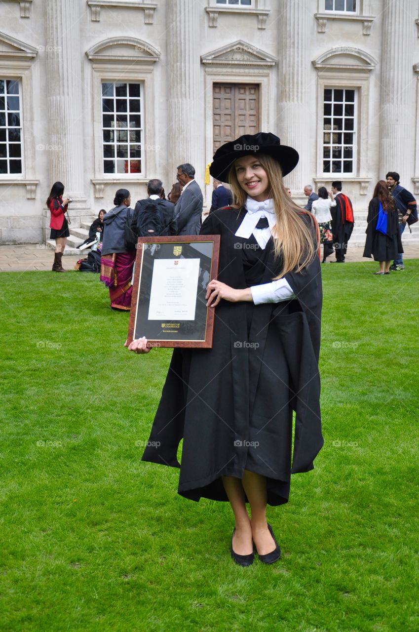 Graduation day in Cambridge 