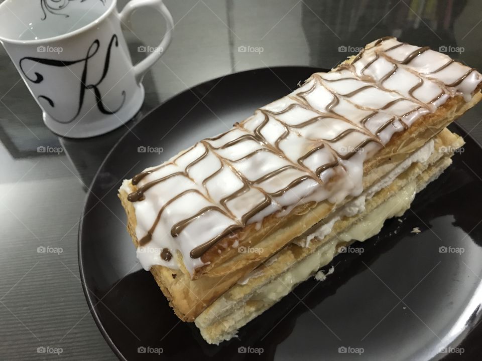 Napoleon cake, Mille-feuille homemade
