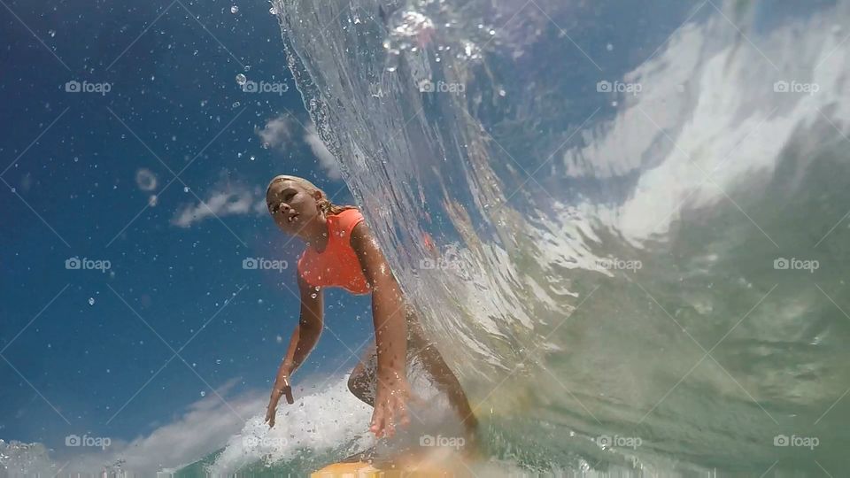 Surfer Girl Action