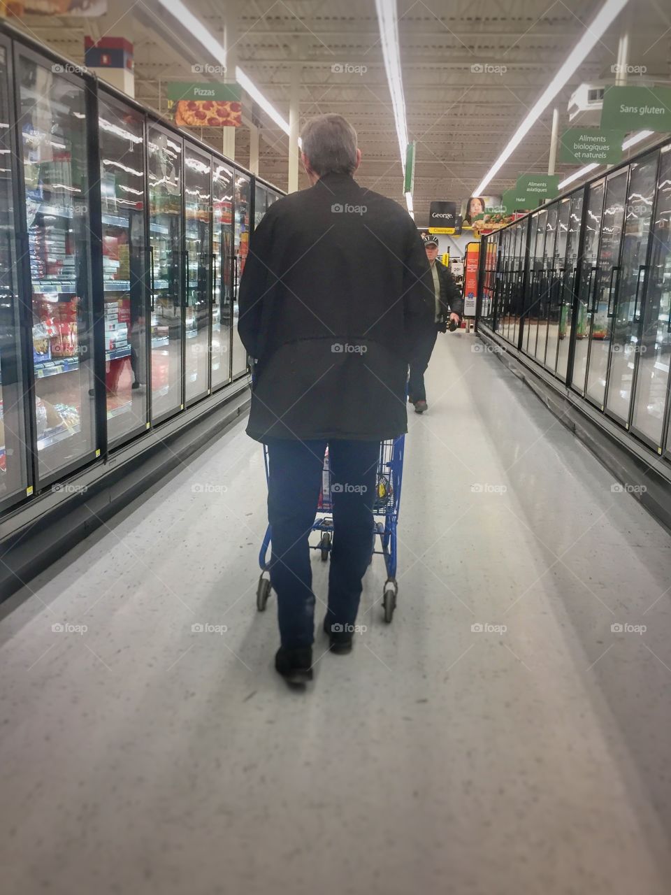 Man shopping 