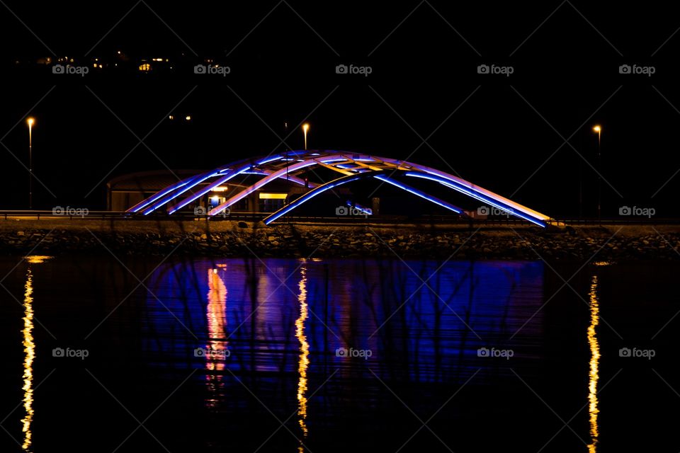 Bridge with lights III.